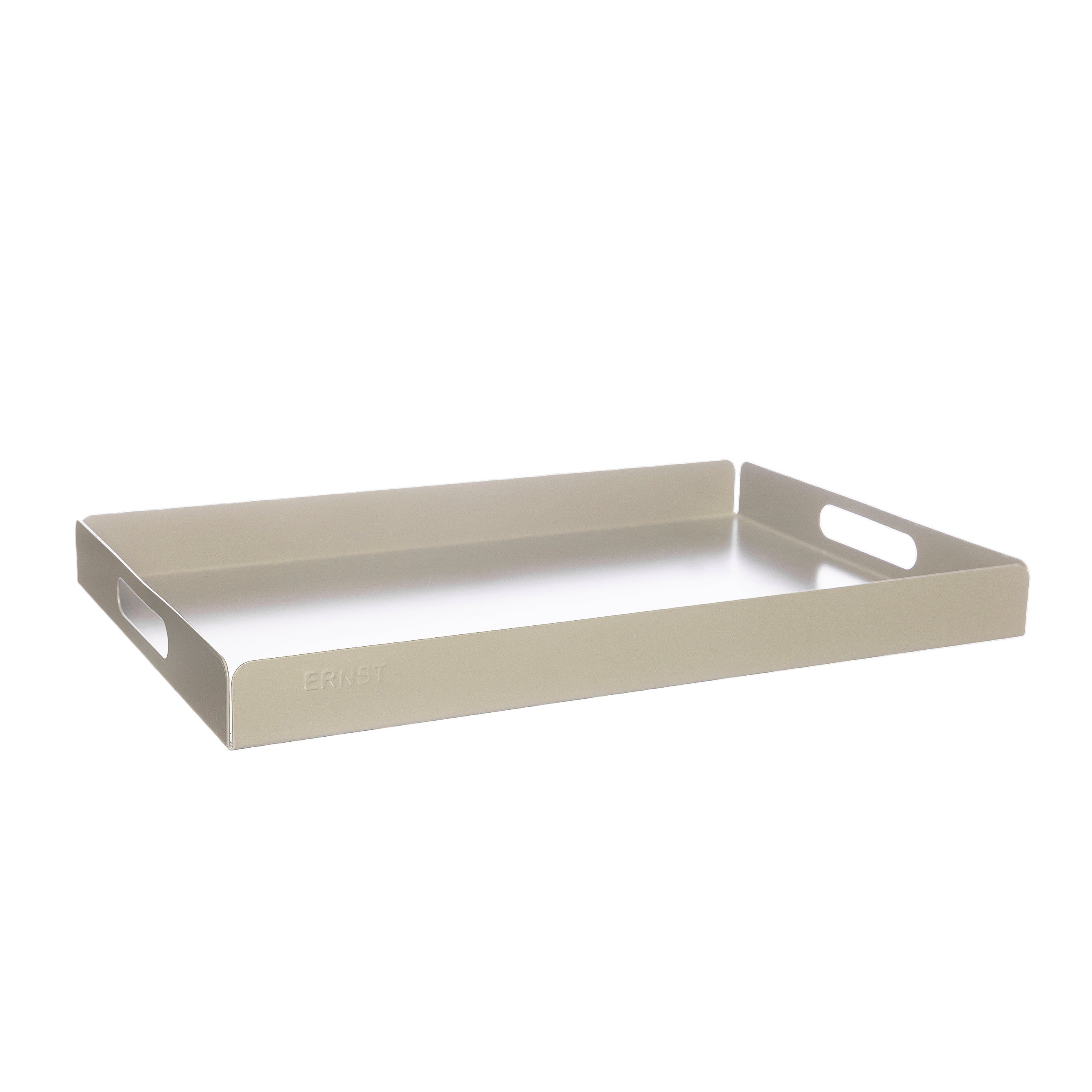 Metall Tablett - Beige