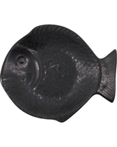 Schale Fisch - schwarz