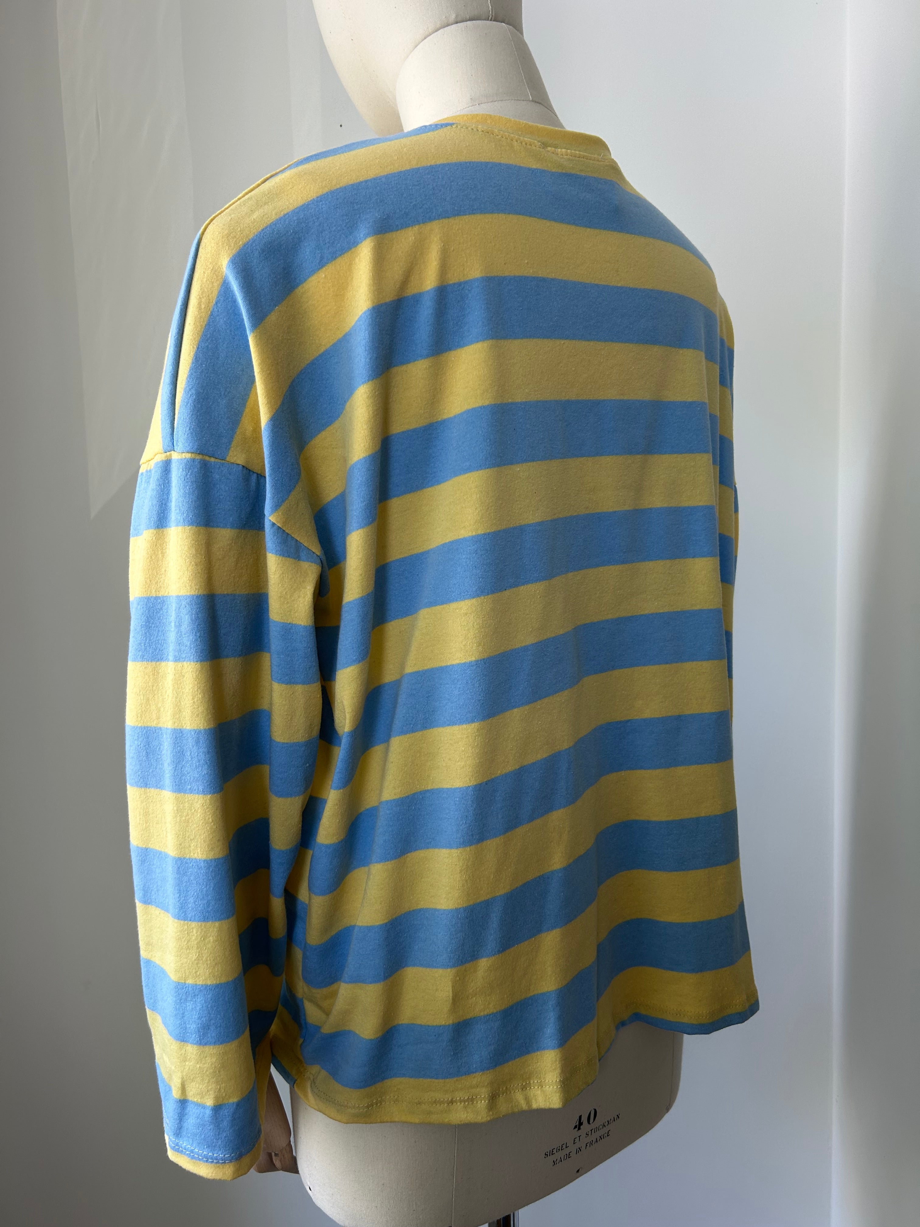 Langarm-Tshirt in Bonbonfarben