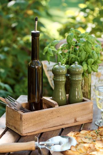 Salz- und Pfeffermühle 2er Set - Olivgrün