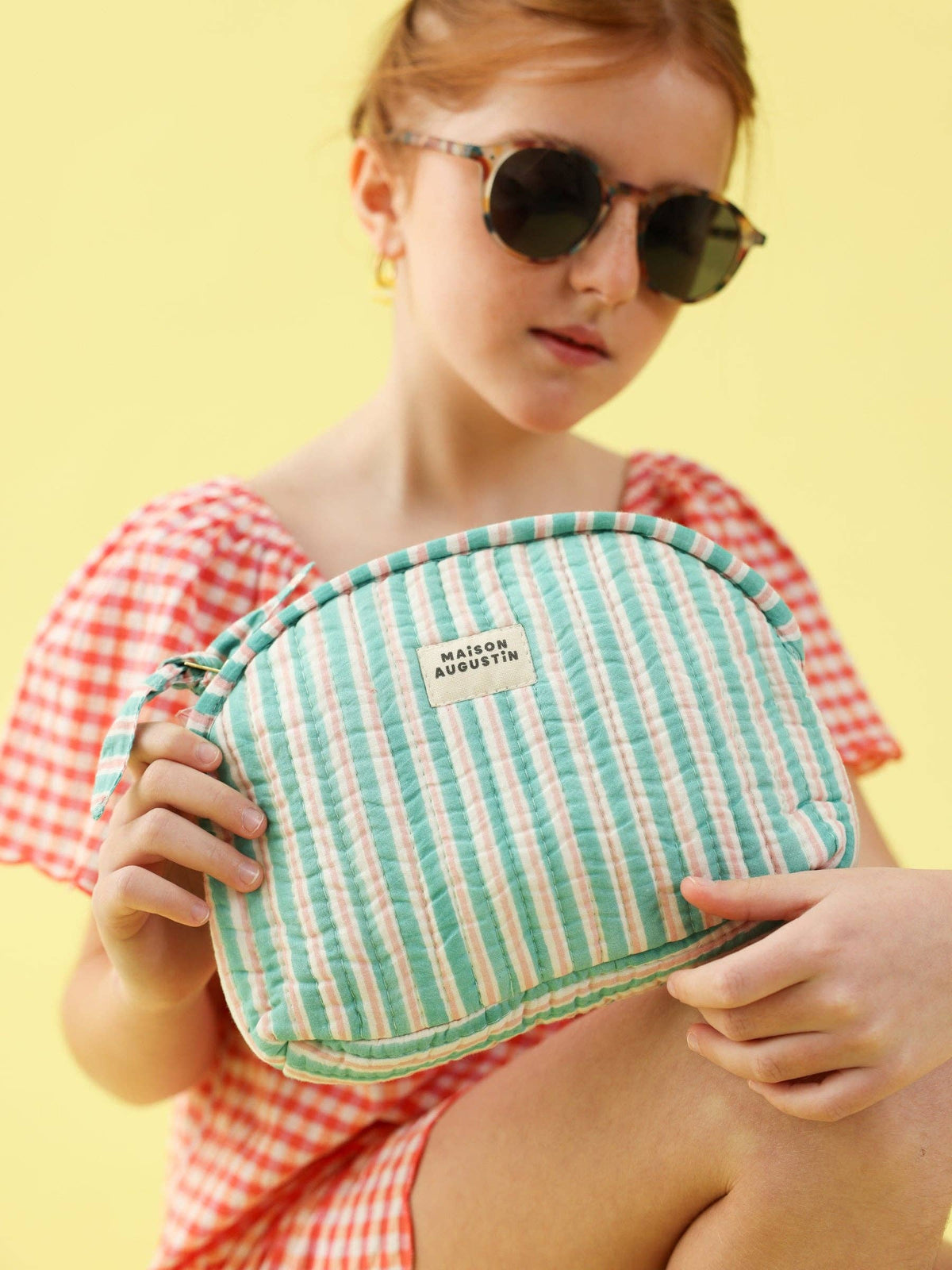 Tasche Stripe - Türkis