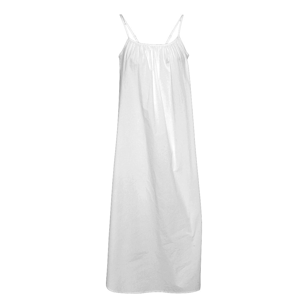 Trägerkleid Vancouver Baumwolle - weiß