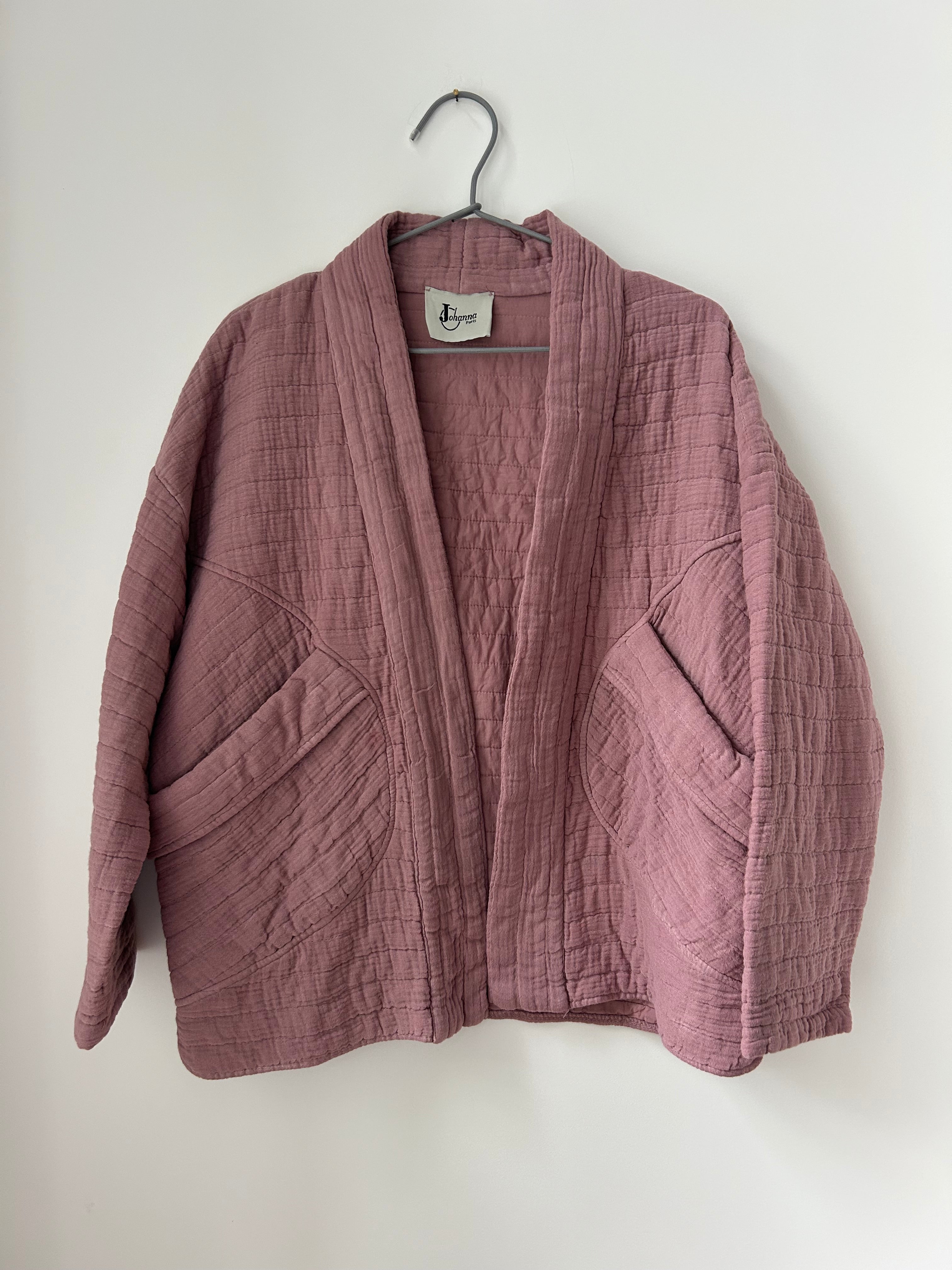 Kimono-Jacke - altrosa