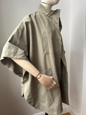 Cape-Jacke - khaki-beige