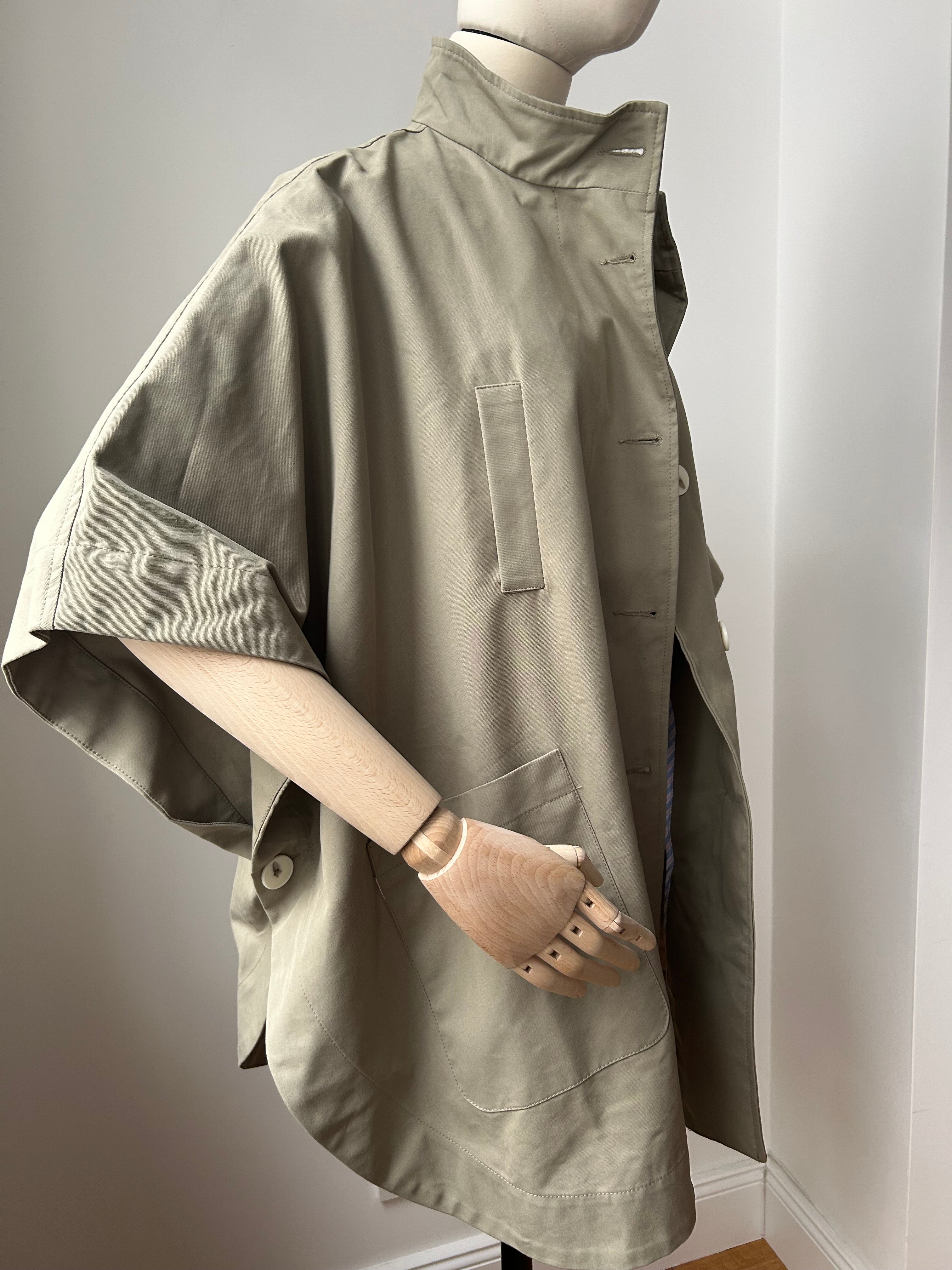 Cape-Jacke - khaki-beige