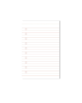 Notizblock Everyday List - Blumen