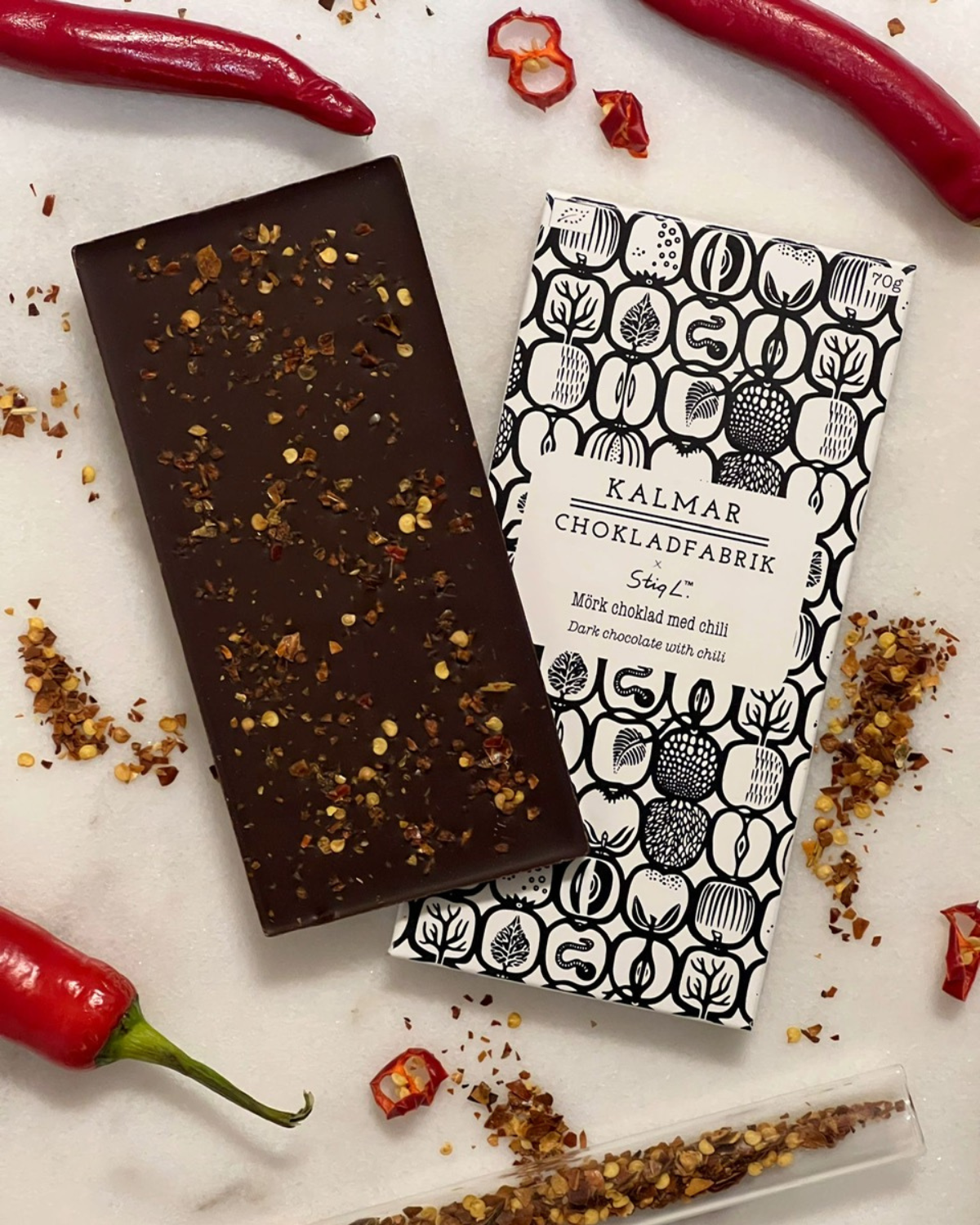 Zartbitterschokolade mit Chili 70 g