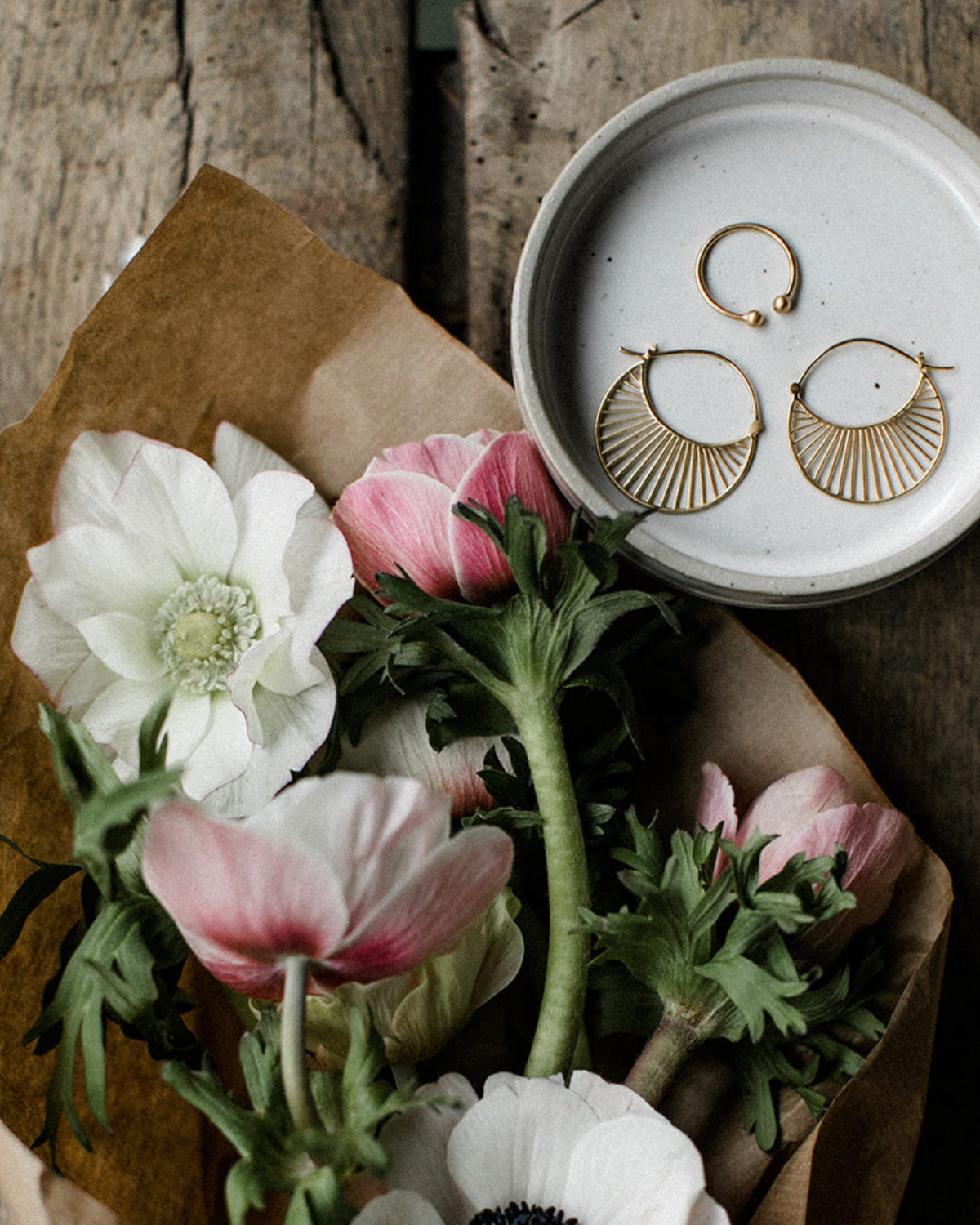 Ohrringe Daylight - gold 22 mm