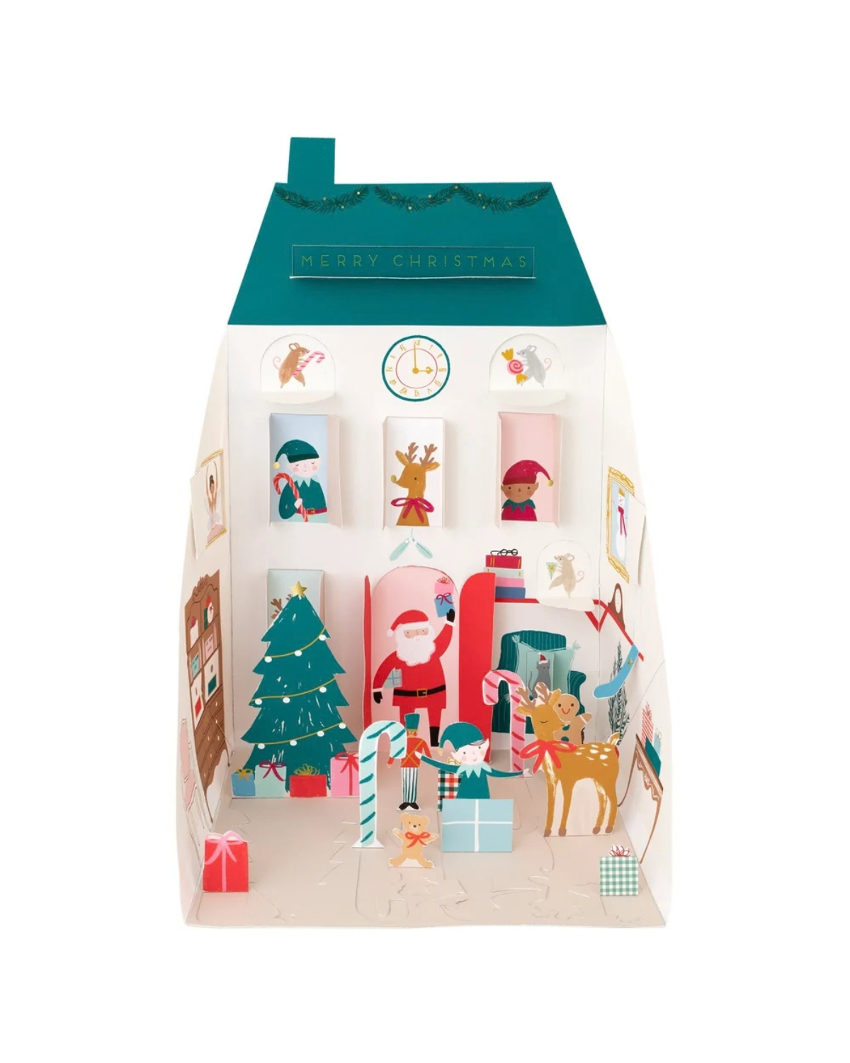 Adventskalender Santas House Pop-Up