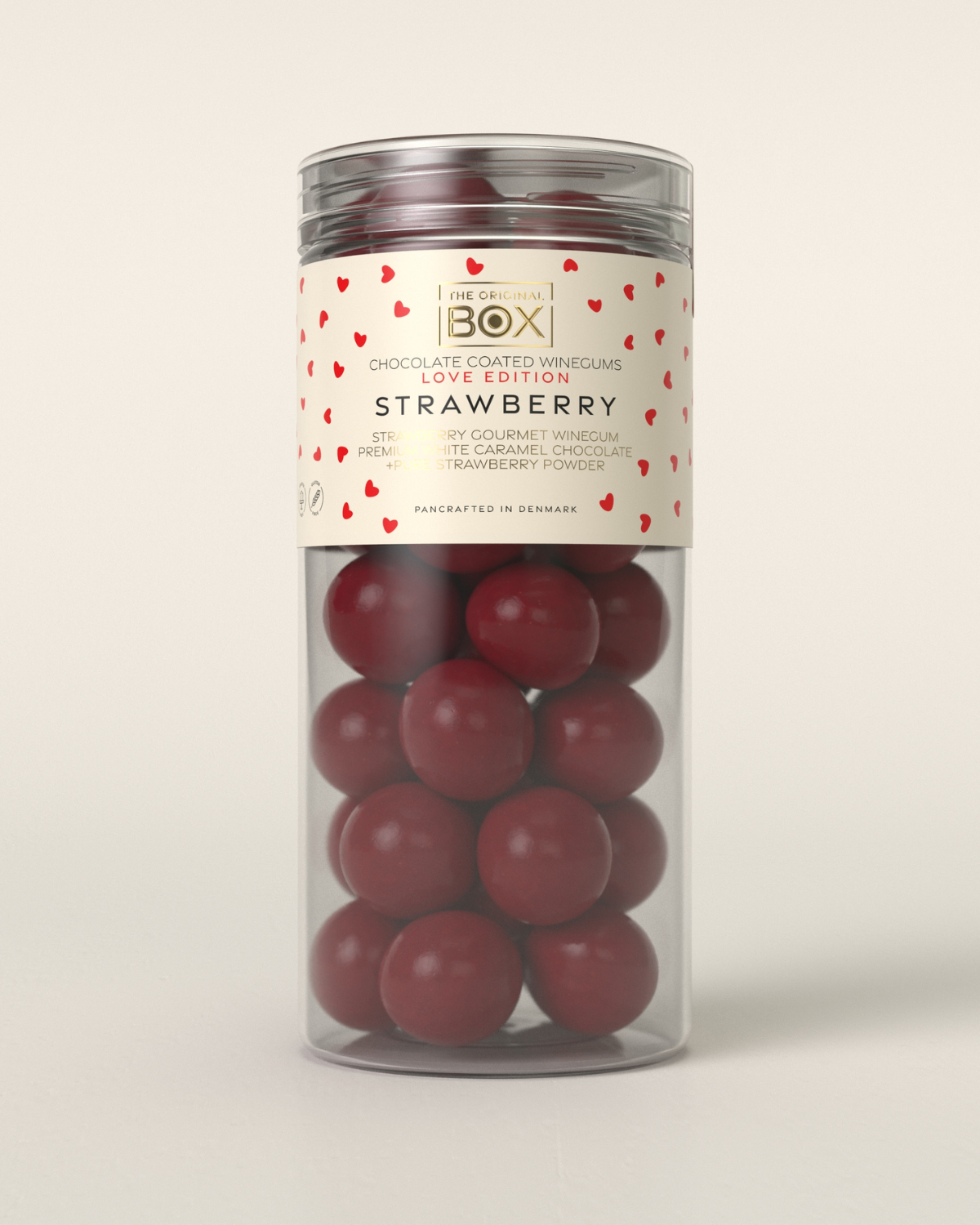 Fruchtgummi mit Schokolade – LOVE EDITION - Strawberry - 250 g