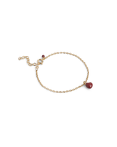 Armband Grand Amore - Gold/Bordeaux
