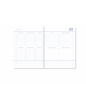 My Journal 18-Monats-Kalender 2026–2027 - Grüne Streifen