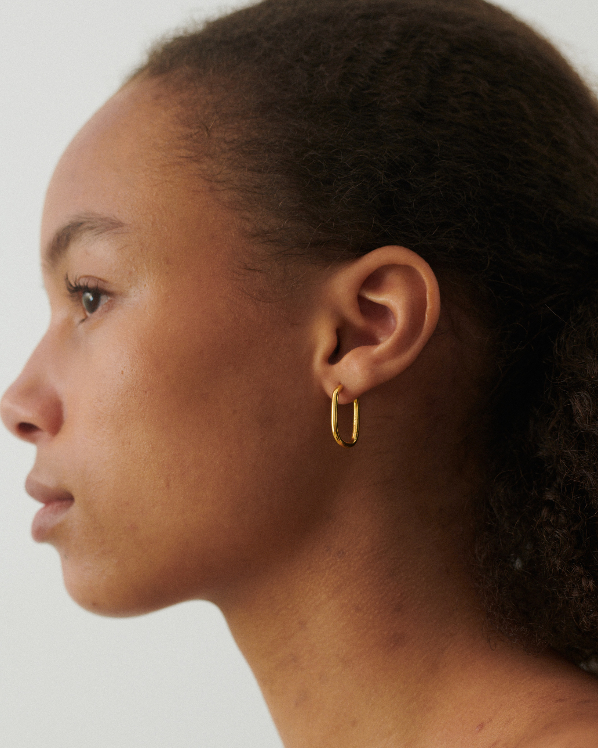 Ohrringe Soft Edge - gold