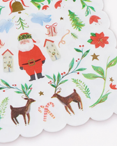 Kleine Servietten Weihnachtsmann