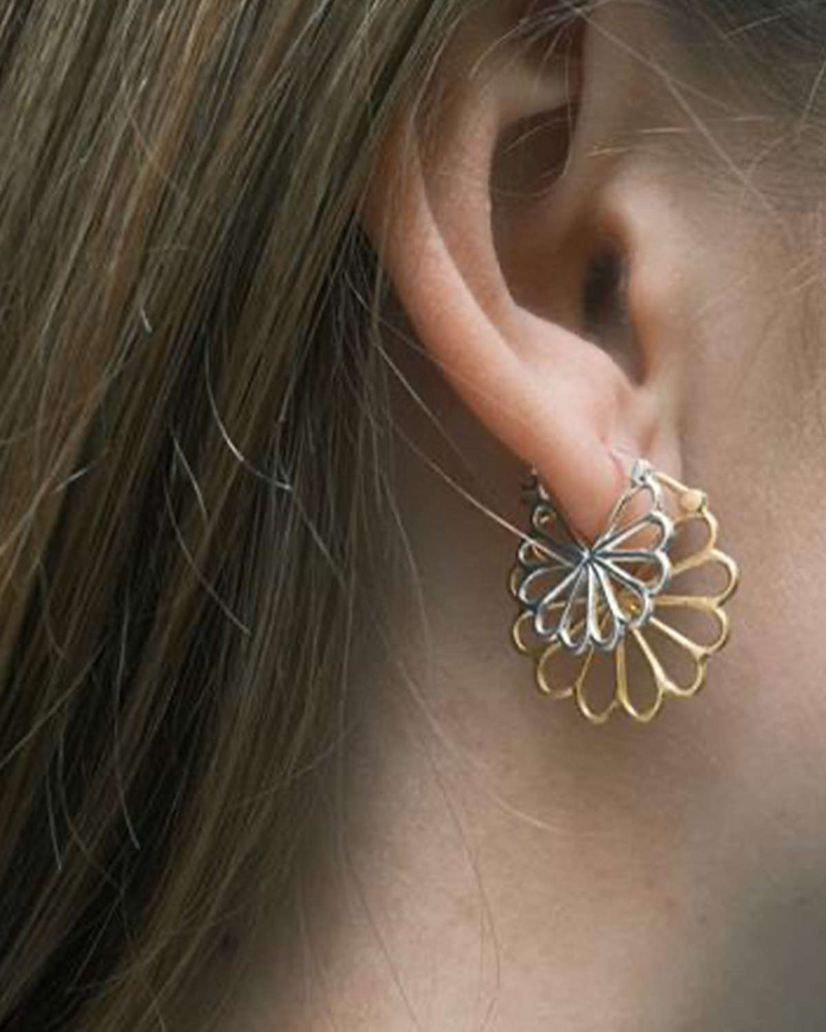 Ohrringe Bellis - silber