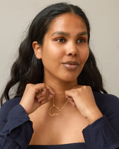 Halskette Organic Heart Chunky - Gold