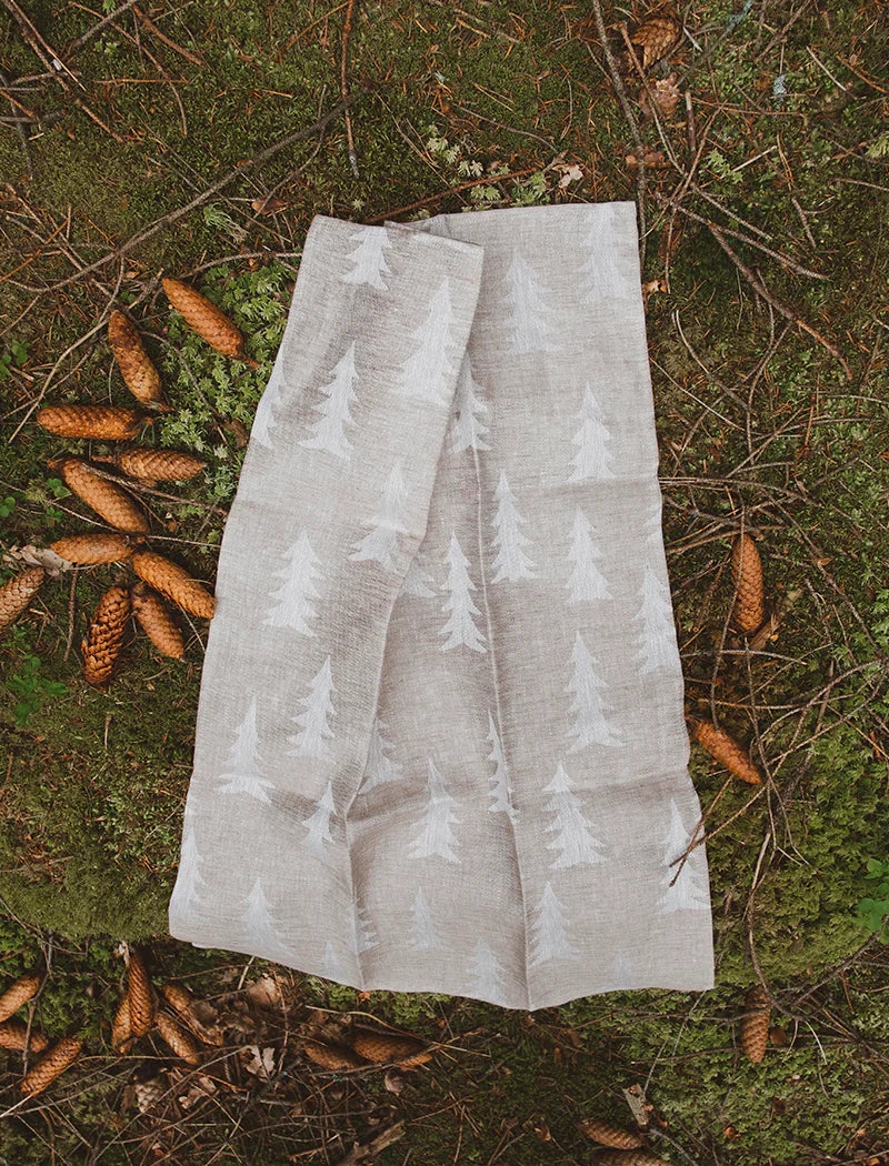 Geschirrtuch Gran aus Leinen - sand