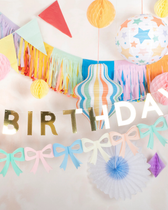 Girlande Happy Birthday - Gold