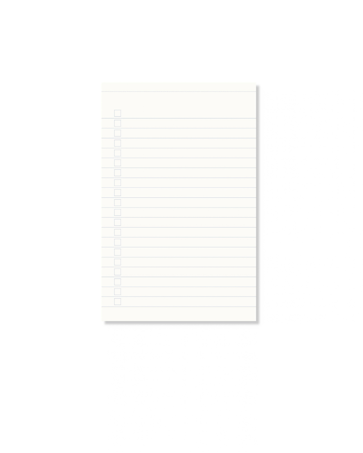 Notizblock Everyday List - Rosa-Kariert