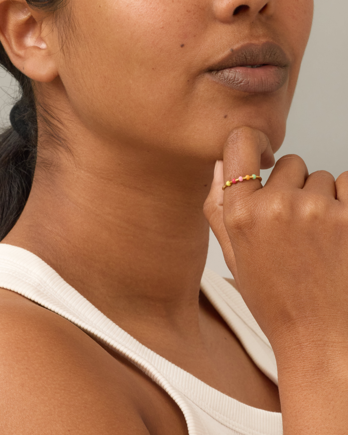 Ring Lola - Gold/Rainbow