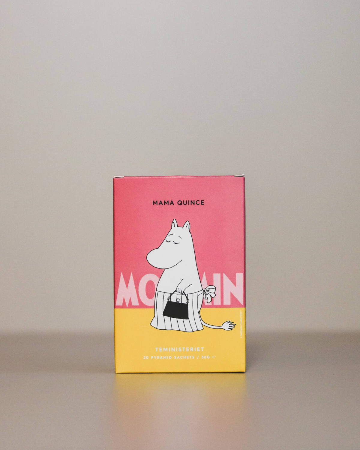 Mumin Mama Quince – Schwarztee mit Zitronenschale (Pyramidenbeutel)