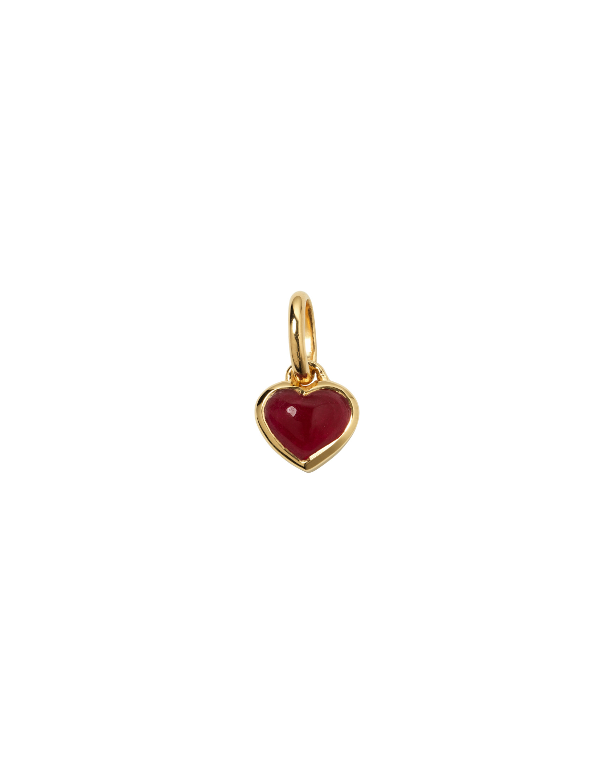 Anhänger Beloved Heart Pendant Pink Quartz - gold