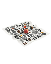 Geschirrtuch Puutarhurin parhaat - Black / Orange