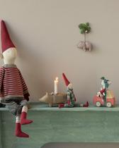 Weihnachtsmaus - Kleine Schwester in Auto-Geschenkbox