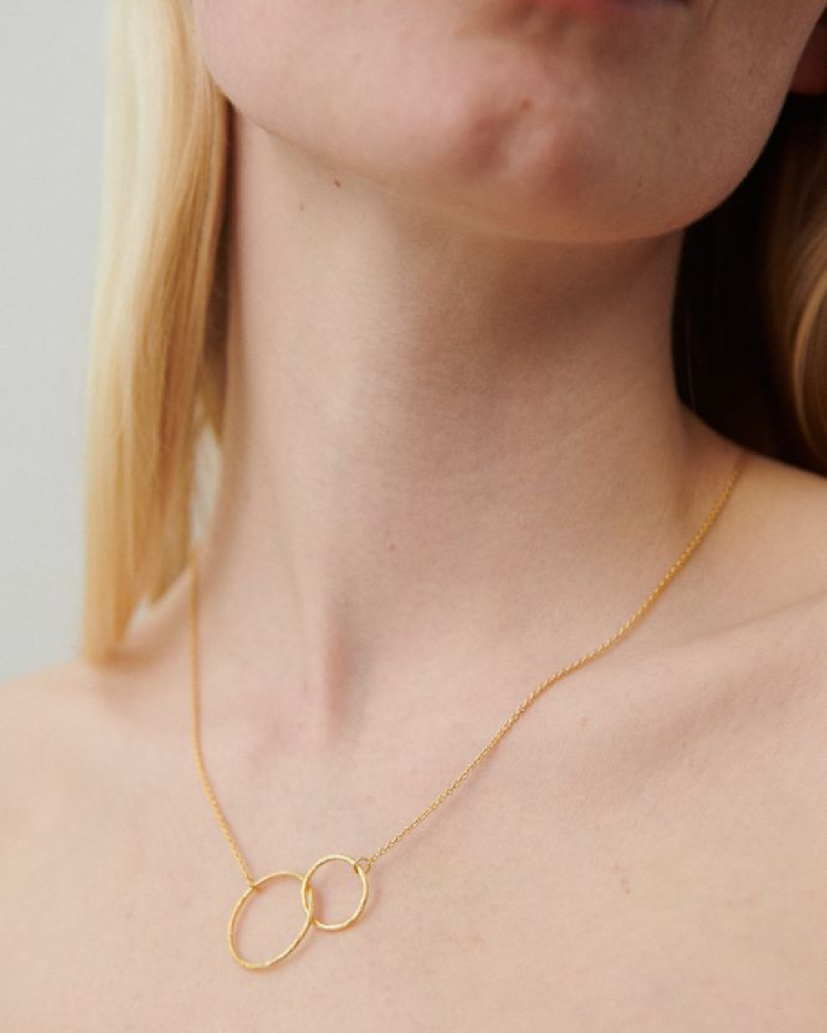 Halskette Double Plain - gold