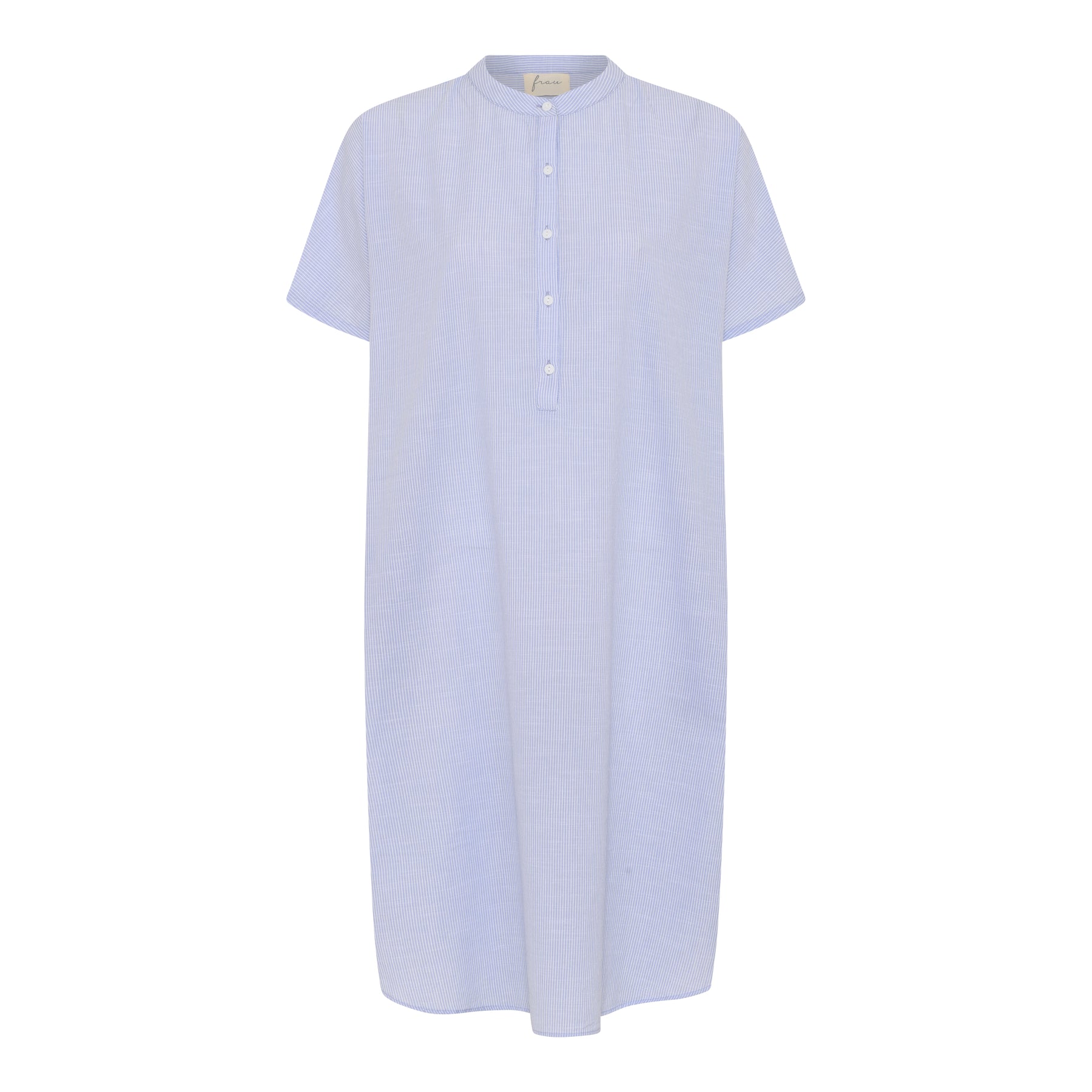 Kurzarm-Kleid Seoul - Baby Lavender Stripe / Lavendel Gestreift