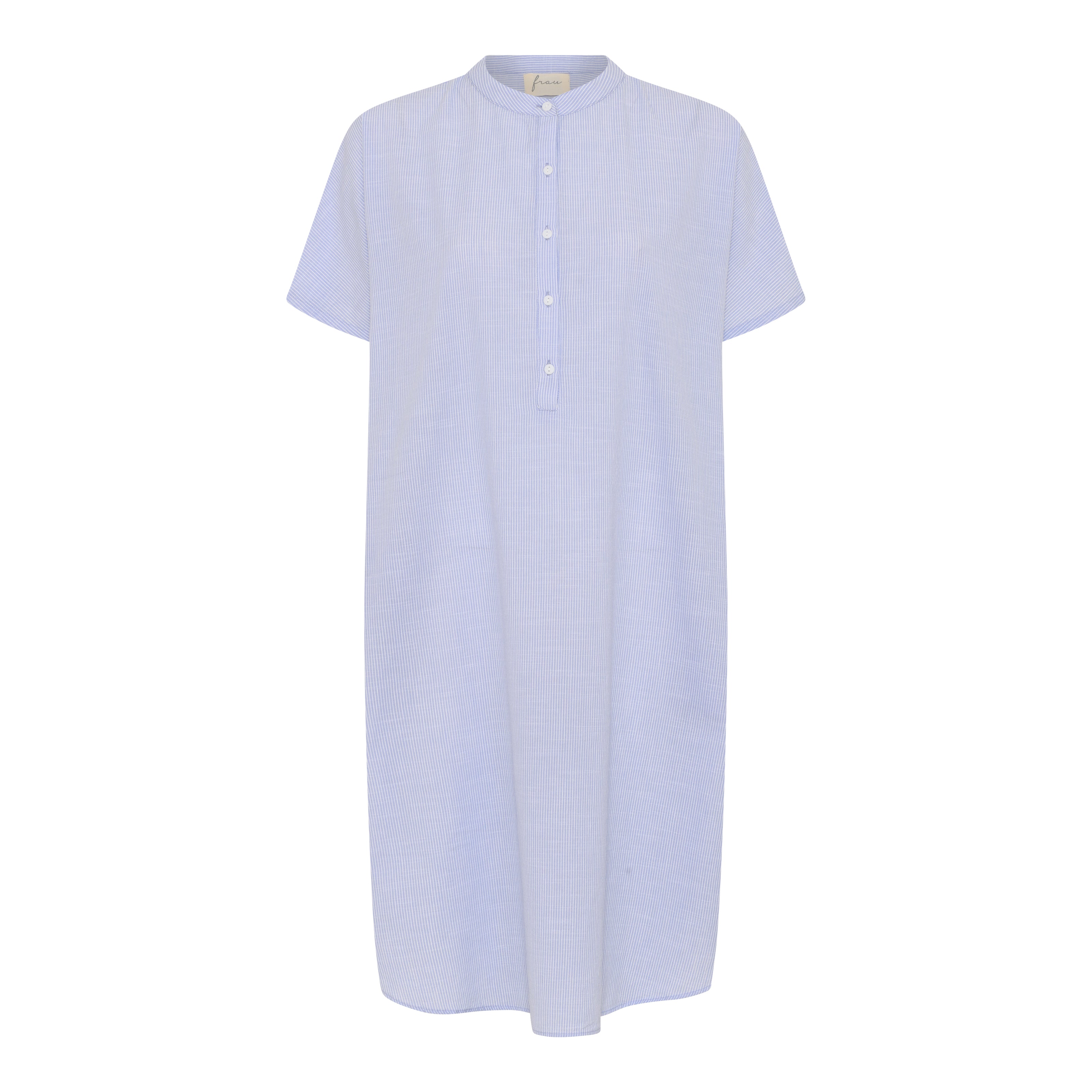 Kurzarm-Kleid Seoul - Baby Lavender Stripe / Lavendel Gestreift