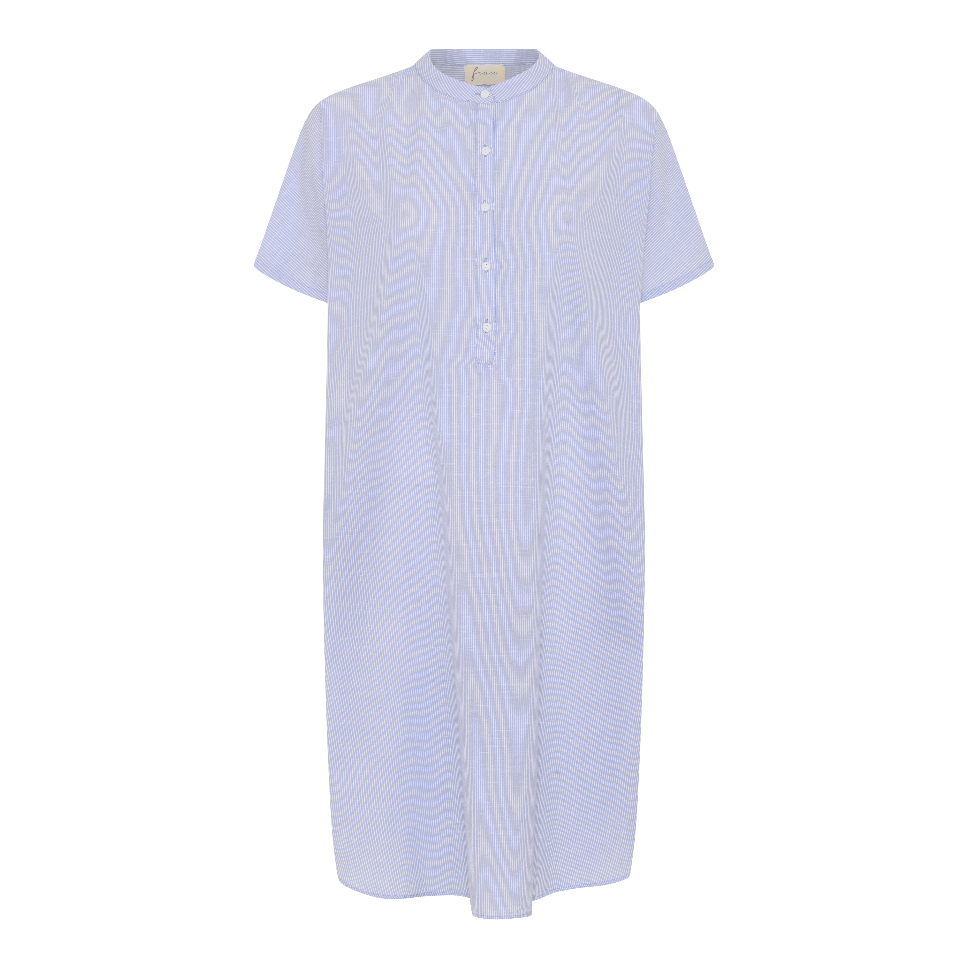 Kurzarm-Kleid Seoul - Baby Lavender Stripe / Lavendel Gestreift