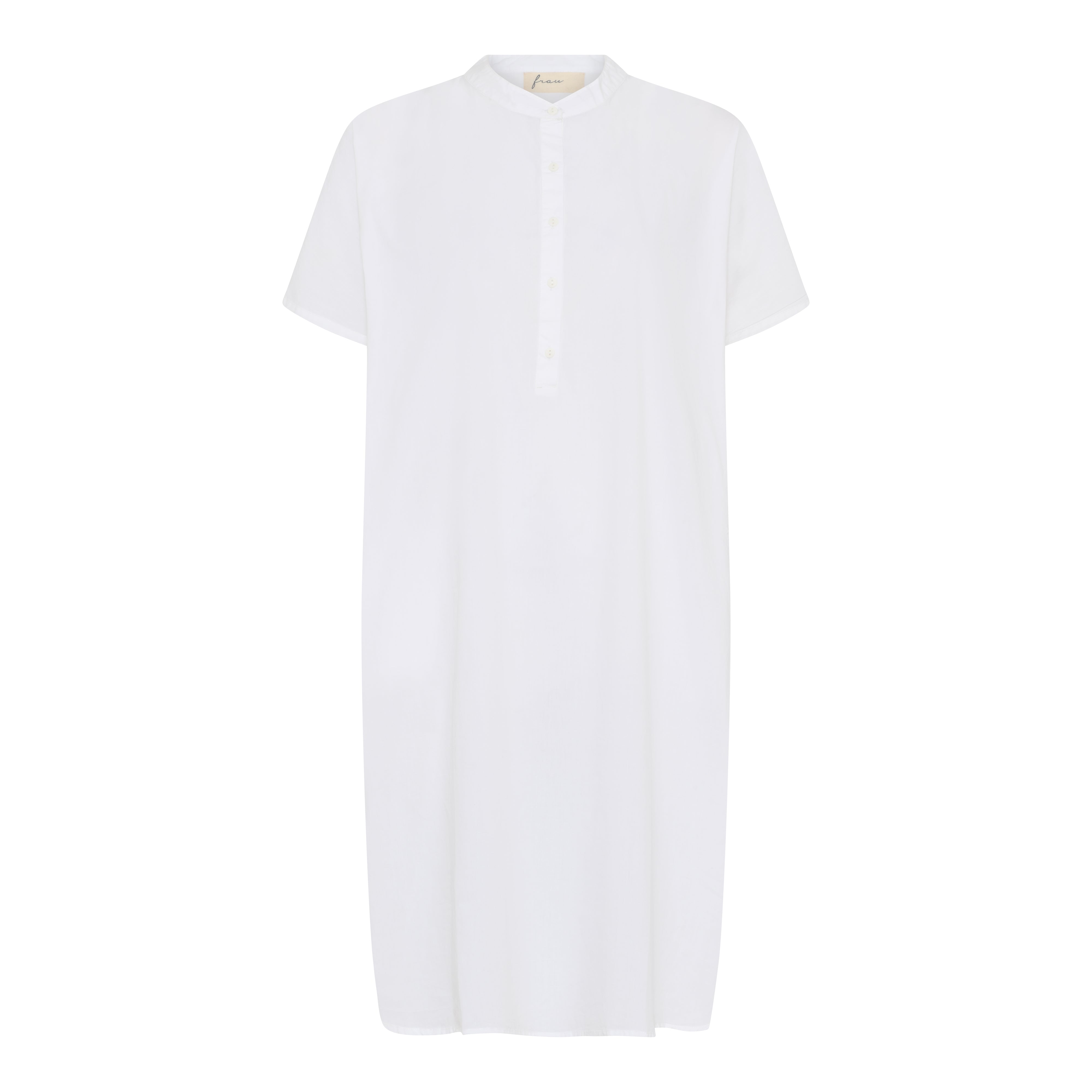 Kurzarm-Kleid Seoul - Bright White / Weiß