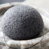 Konjac-Schwamm - schwarz