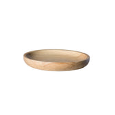 Rundes Holztablett aus hellem Holz (Ø 10 cm)