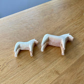 Handgeschnitzes Dala-Pferd  – S 10 cm