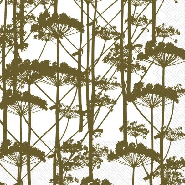 Marimekko Papierservietten - PUTKINOTKO - olive