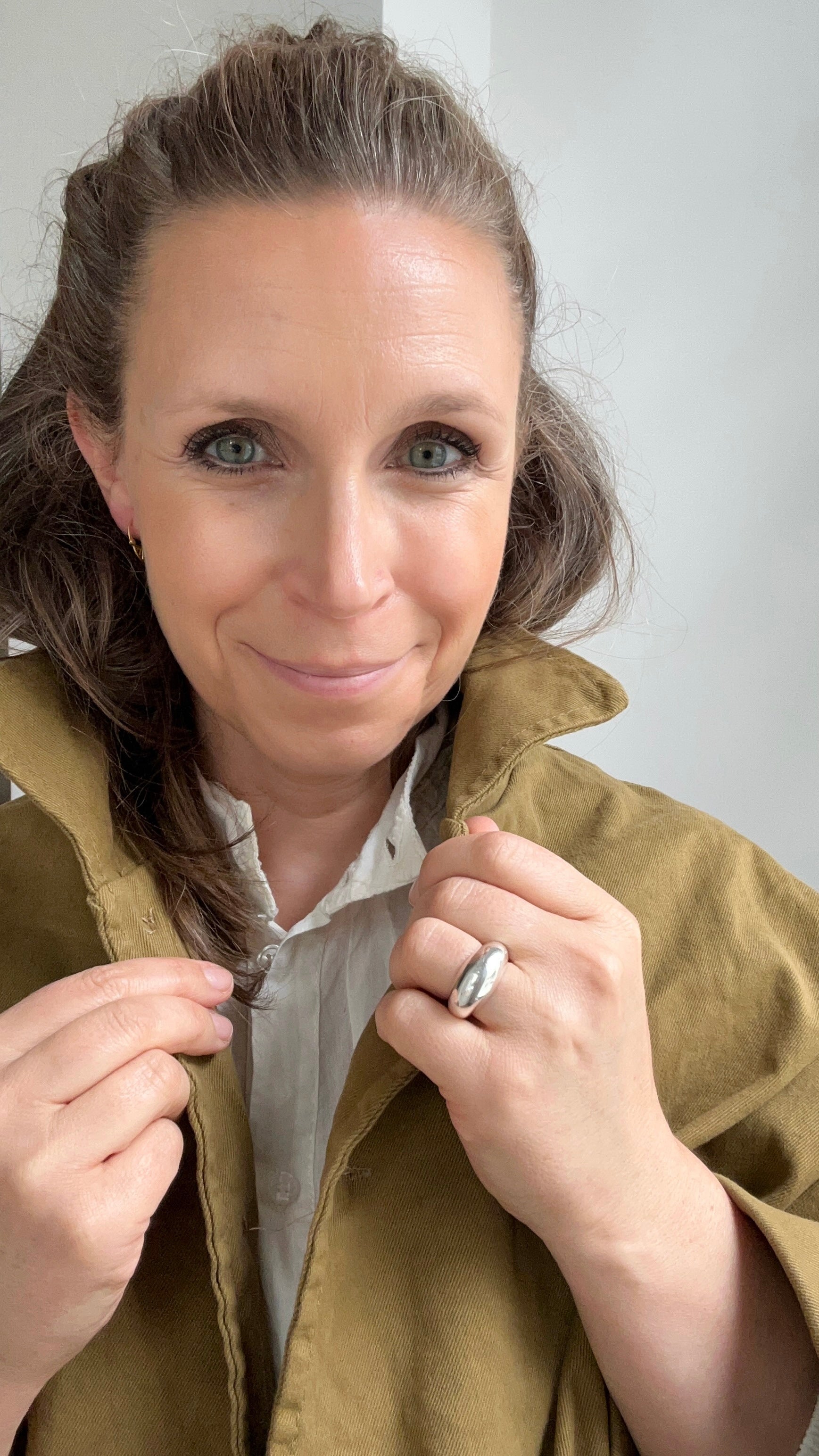 Klassische Trenchcoat-Jacke