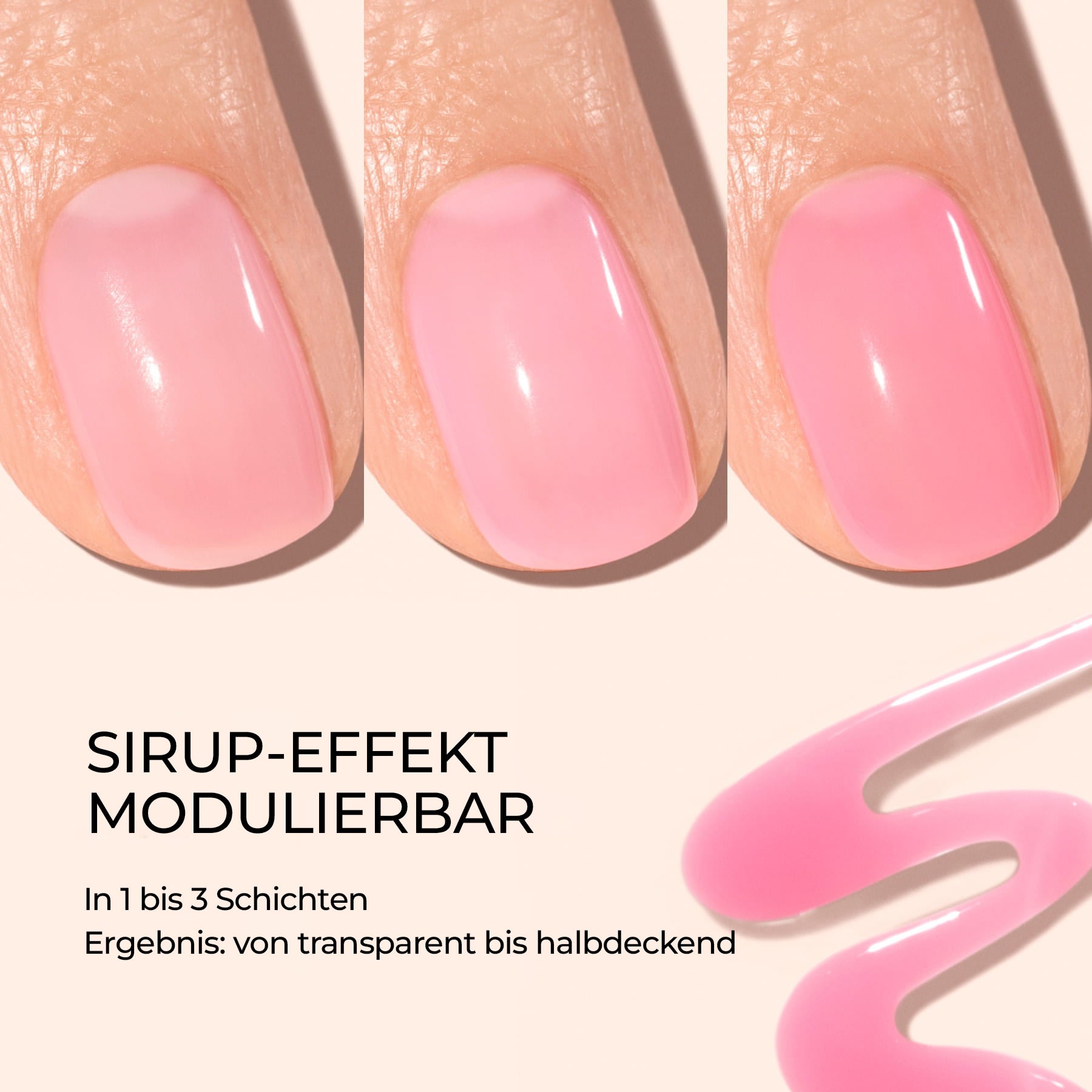 Nagellack - PINK SORBET JELLY