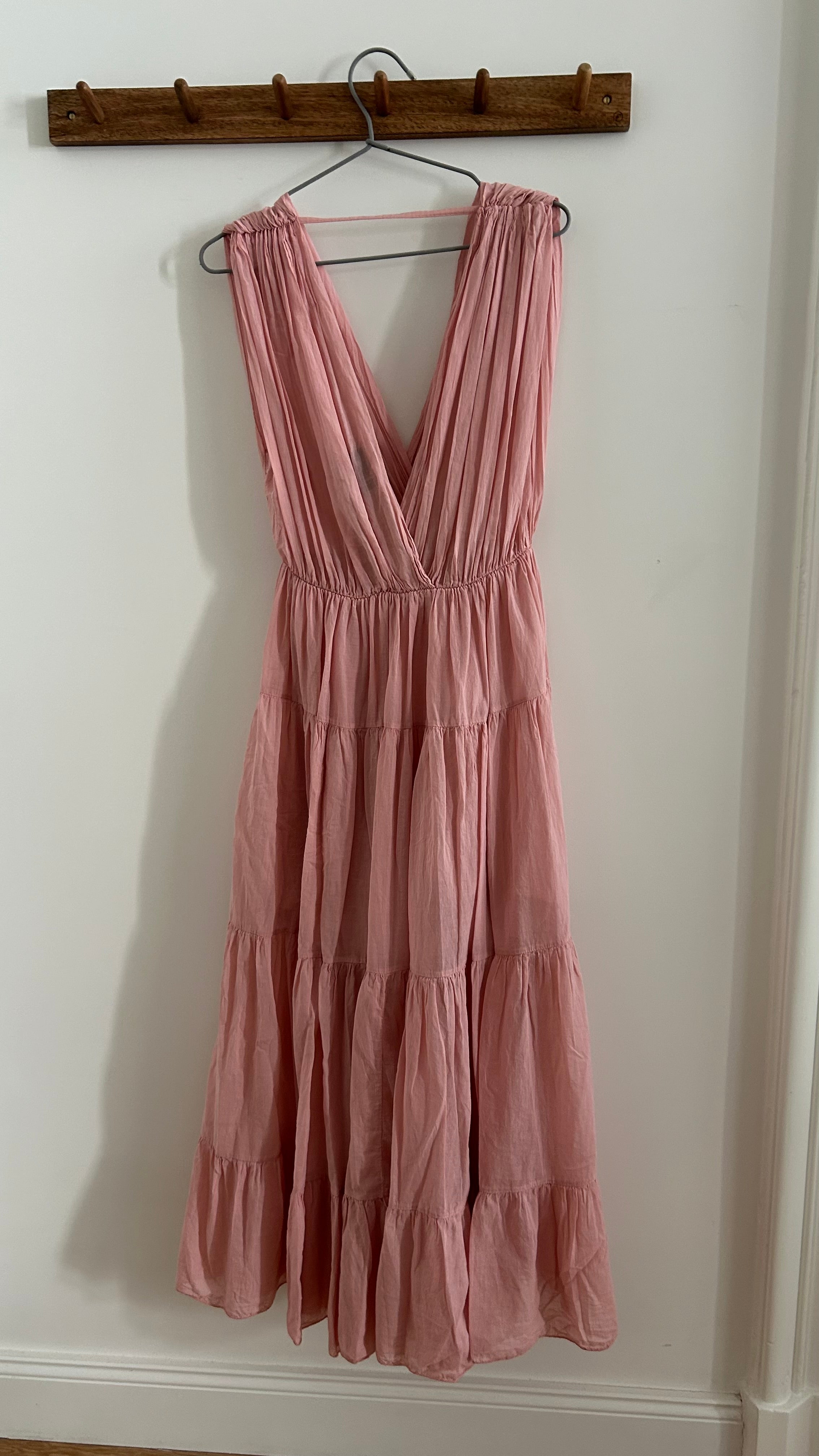 Ärmelloses Kleid - altrosa
