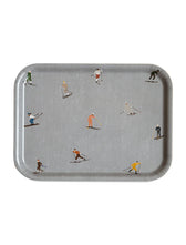 Tablett Skifahrer - Klein