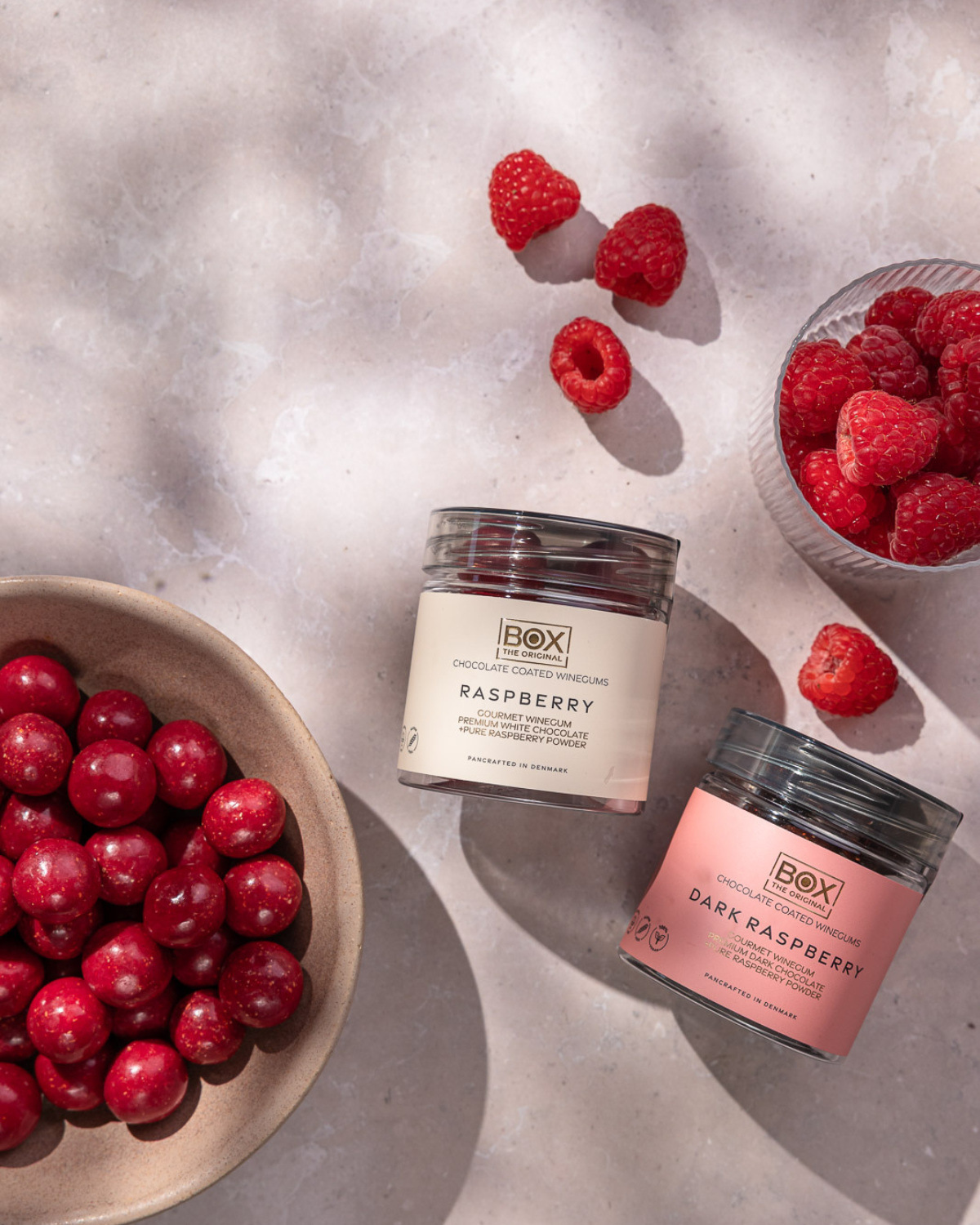 Fruchtgummi mit Schokolade – Dark Raspberry / Himbeere & Dunkle Schokolade 110 g