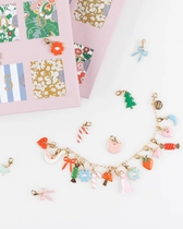 Adventskalender Meri Meri x Liberty - Charm-Armband mit Anhängern