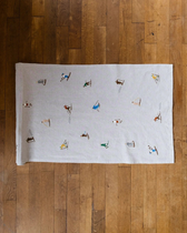 Tischläufer Skifahrer - 45 x 150 cm