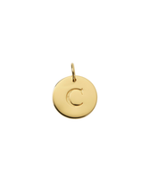 Anhänger Buchstabe (groß) - gold