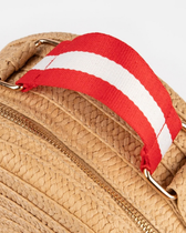 Tasche Bär aus gewebtem Papier – Braun