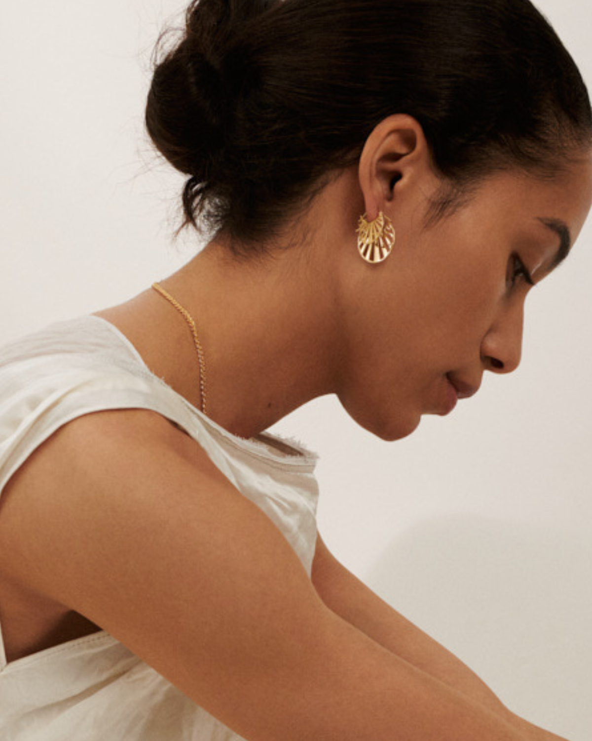 Ohrringe Small Misty Light - gold