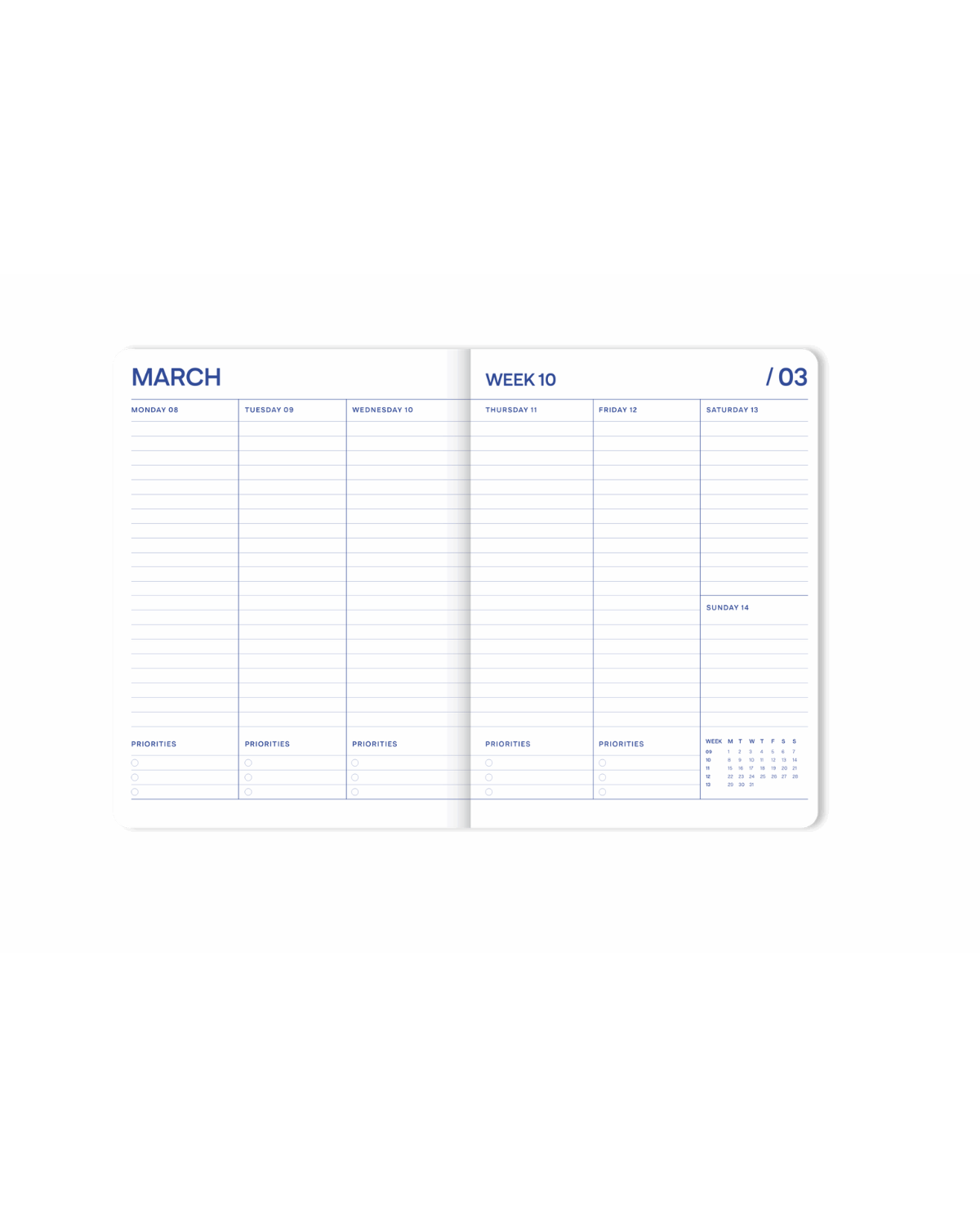 My Journal Planer 2026/2027 - Sonnenfluss/Rosa