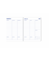 My Journal Planer 2026/2027 - Sonnenfluss/Rosa
