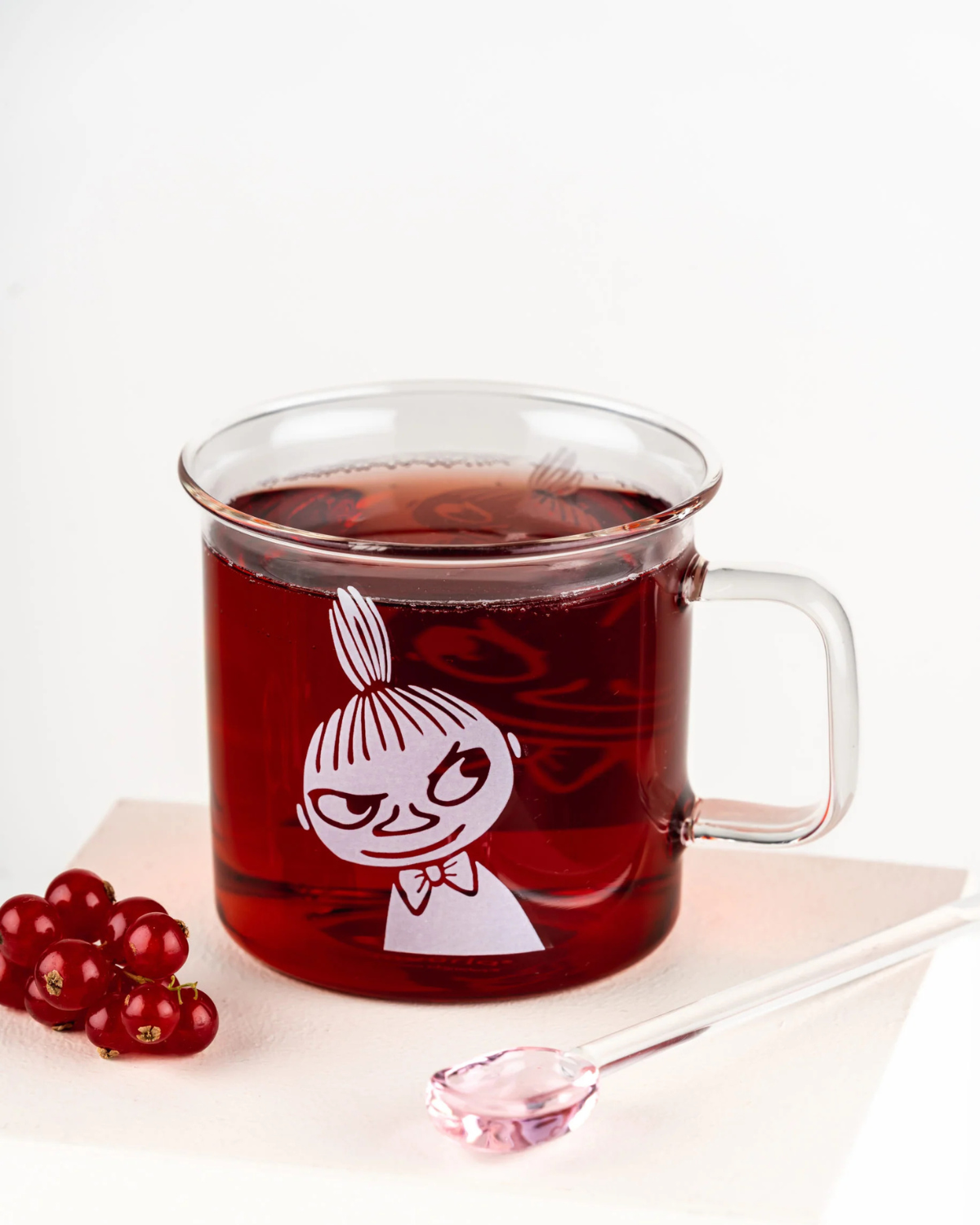 Mumin Glastasse aus Borosilikatglas - Little My 350 ml
